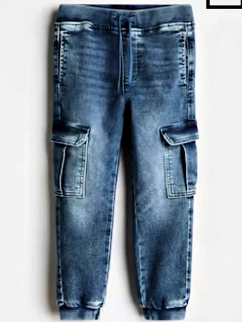 H&M Blue Cargo Jeans size 2-3Y